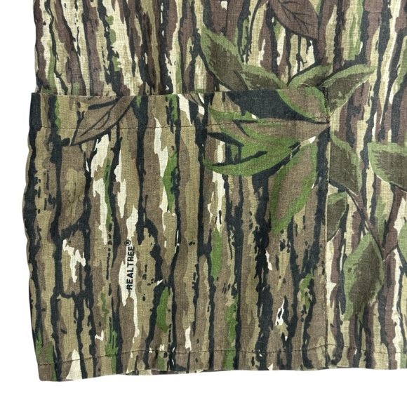 Vintage Realtree Camo Hunting Sheer Lightweight Cover Up Jacket Made in USA LG - Picture 4 of 9